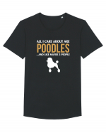 POODLES Tricou mânecă scurtă guler larg Bărbat Skater