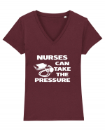 NURSE Tricou mânecă scurtă guler V Damă Evoker