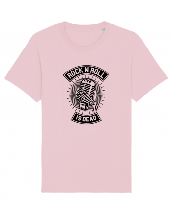 Rock n Roll is Dead Black Cotton Pink