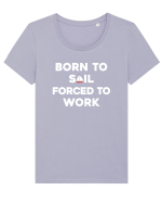 SAIL Tricou mânecă scurtă guler larg fitted Damă Expresser
