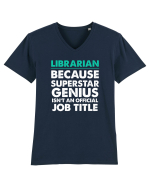 LIBRARIAN Tricou mânecă scurtă guler V Bărbat Presenter