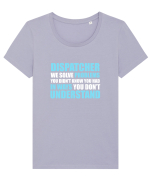 DISPATCHER Tricou mânecă scurtă guler larg fitted Damă Expresser