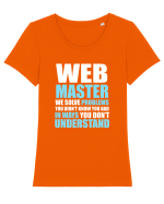 WEB MASTER Tricou mânecă scurtă guler larg fitted Damă Expresser