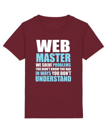 WEB MASTER Burgundy
