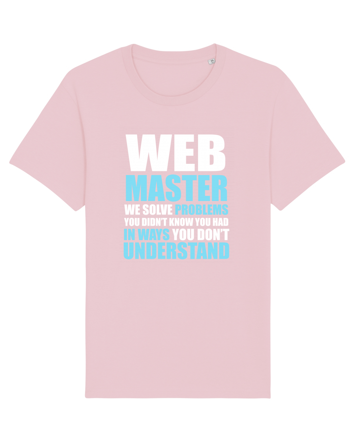 Tricou mânecă scurtă Unisex Rocker Cotton Pink