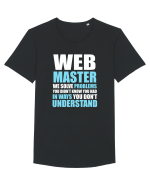 WEB MASTER Tricou mânecă scurtă guler larg Bărbat Skater