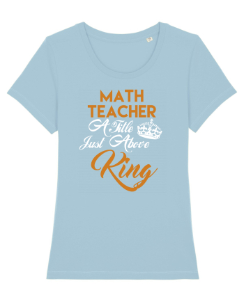 MATH TEACHER Sky Blue