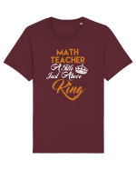 MATH TEACHER Tricou mânecă scurtă Unisex Rocker