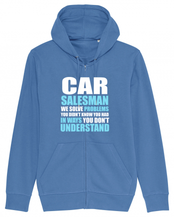 CAR SALESMAN Bright Blue