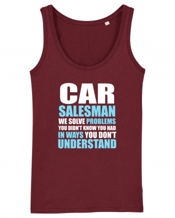 CAR SALESMAN Burgundy