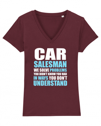 CAR SALESMAN Burgundy