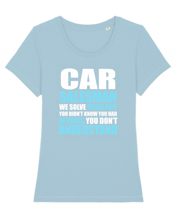 CAR SALESMAN Sky Blue