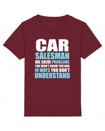 CAR SALESMAN Burgundy