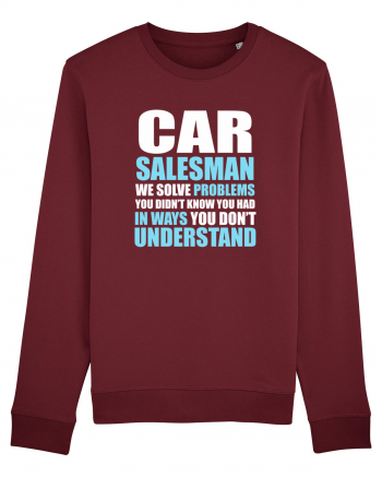 CAR SALESMAN Burgundy