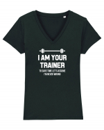 TRAINER Tricou mânecă scurtă guler V Damă Evoker