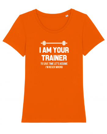 TRAINER Bright Orange