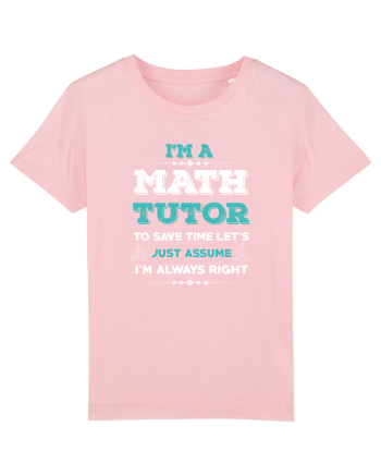 MATH TUTOR Cotton Pink