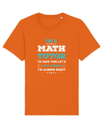 MATH TUTOR Bright Orange