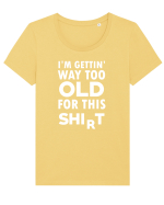 OLD Tricou mânecă scurtă guler larg fitted Damă Expresser