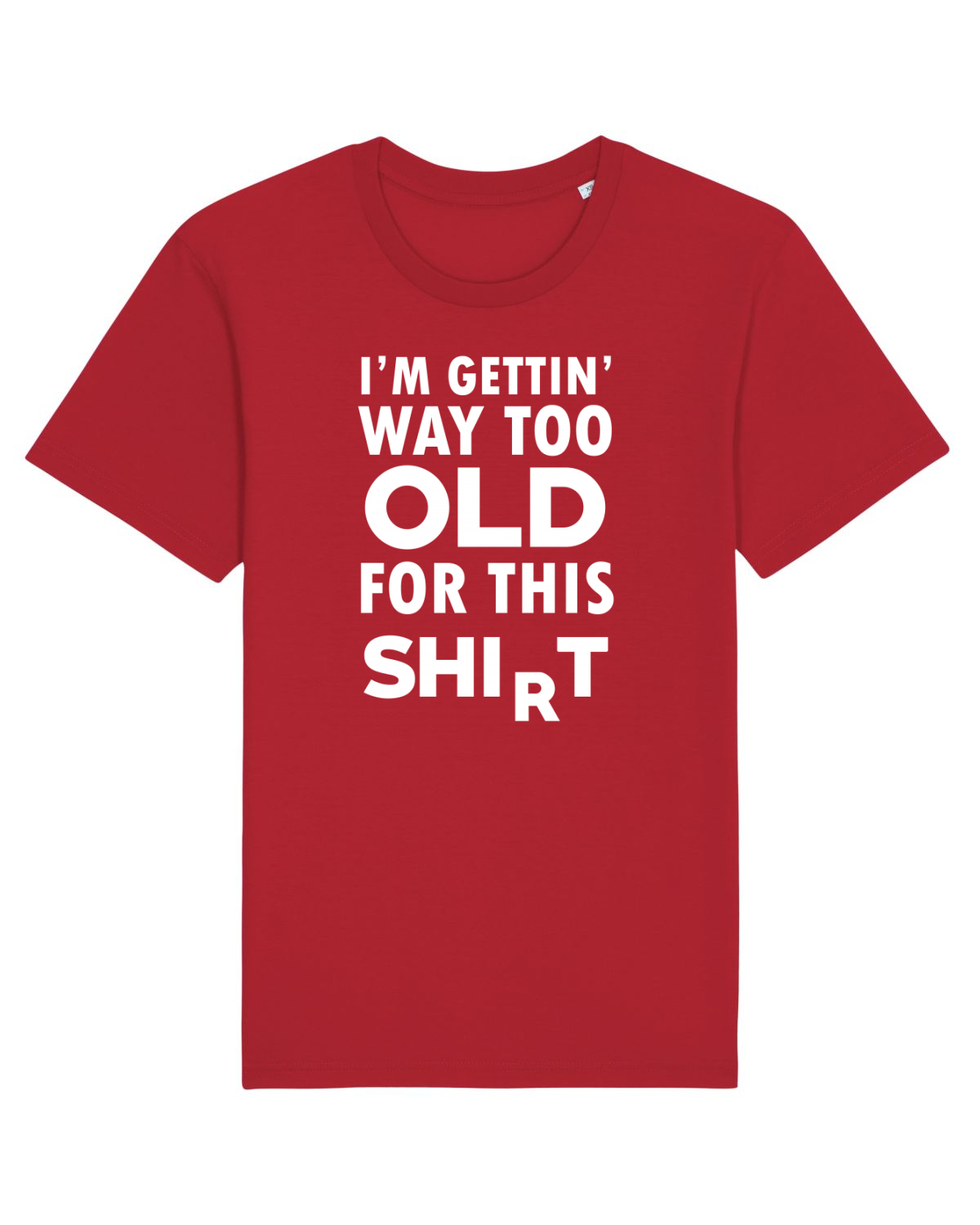 Tricou mânecă scurtă Unisex Rocker Red