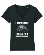 SNORE Tricou mânecă scurtă guler V Damă Evoker