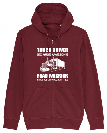 TRUCK DRIVER Burgundy