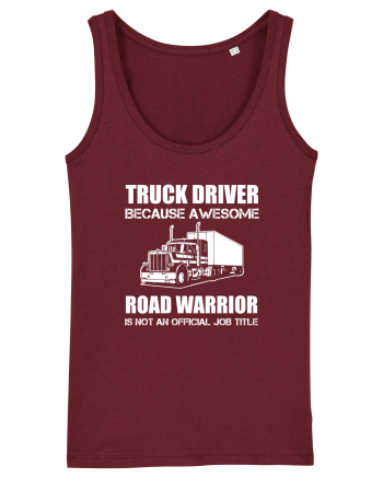 TRUCK DRIVER Burgundy