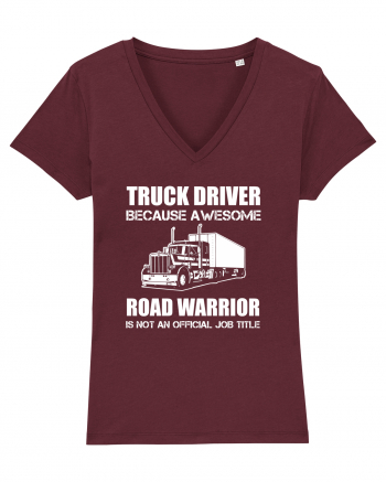 TRUCK DRIVER Burgundy