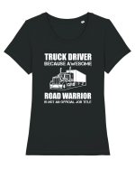 TRUCK DRIVER Tricou mânecă scurtă guler larg fitted Damă Expresser