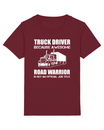 TRUCK DRIVER Burgundy