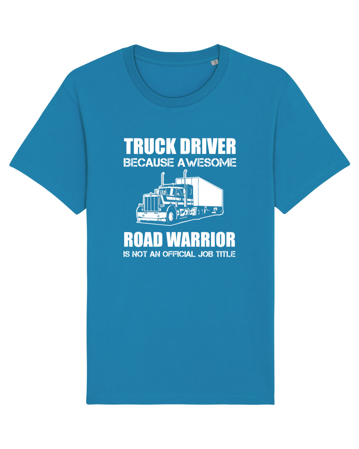 Tricou mânecă scurtă Unisex Rocker Azur
