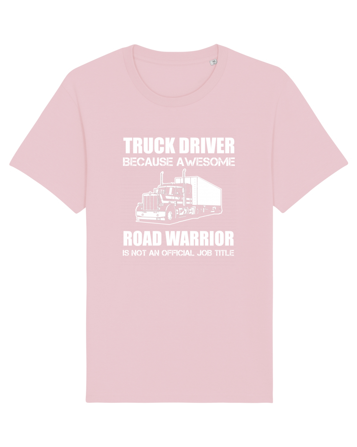 Tricou mânecă scurtă Unisex Rocker Cotton Pink