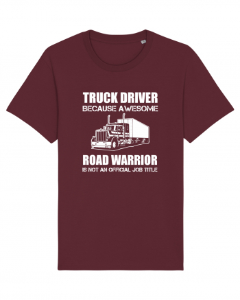 TRUCK DRIVER Burgundy