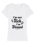 Blessed Tricou mânecă scurtă guler V Damă Evoker