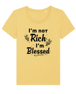 Blessed Tricou mânecă scurtă guler larg fitted Damă Expresser