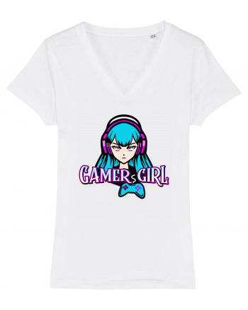 Gamer Girl White