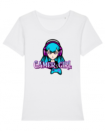 Gamer Girl White