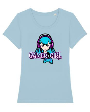 Gamer Girl Sky Blue