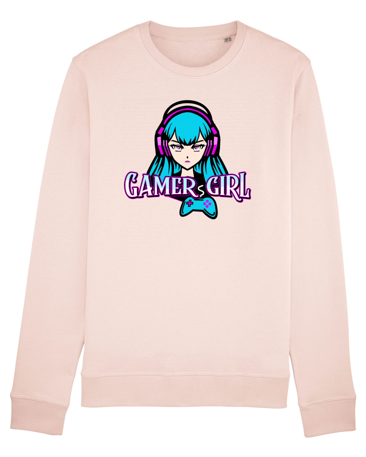 Bluză mânecă lungă Unisex Rise Candy Pink