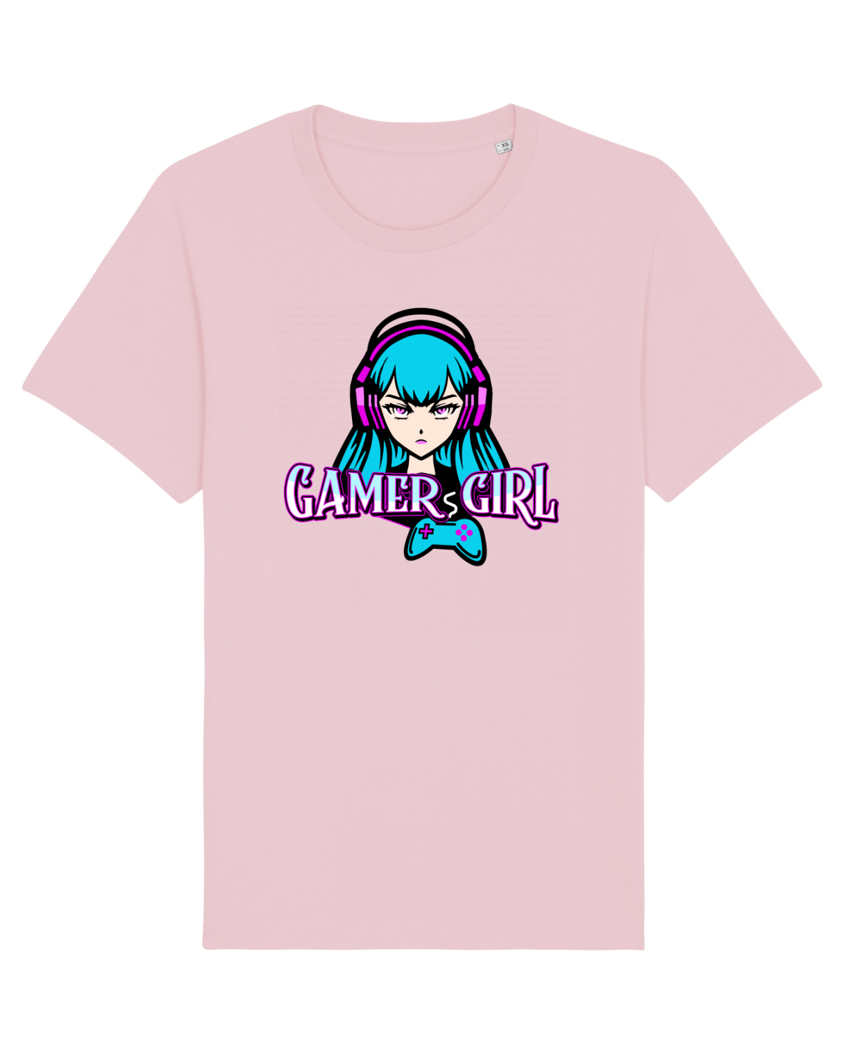 Tricou mânecă scurtă Unisex Rocker Cotton Pink
