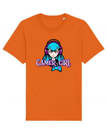 Gamer Girl Bright Orange