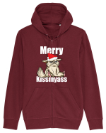 Merry Kissmyass Hanorac cu fermoar Unisex Connector