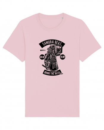 Samurai Beat Skeleton Black Cotton Pink