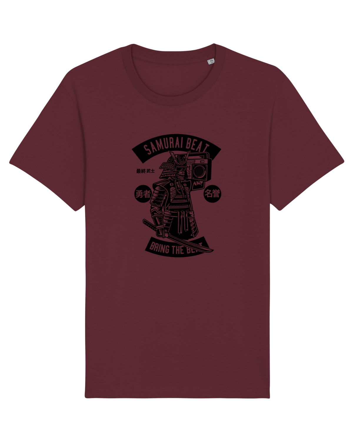 Tricou mânecă scurtă Unisex Rocker Burgundy