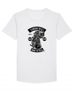 Samurai Beat Skeleton Black Tricou mânecă scurtă guler larg Bărbat Skater