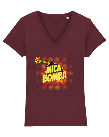 Familia de super eroi - Mica bomba Burgundy
