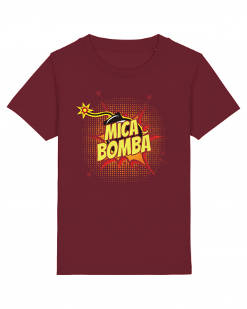 Familia de super eroi - Mica bomba Burgundy