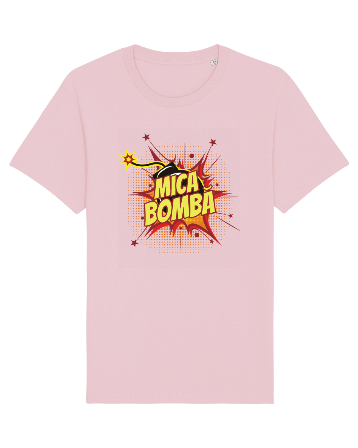 Tricou mânecă scurtă Unisex Rocker Cotton Pink