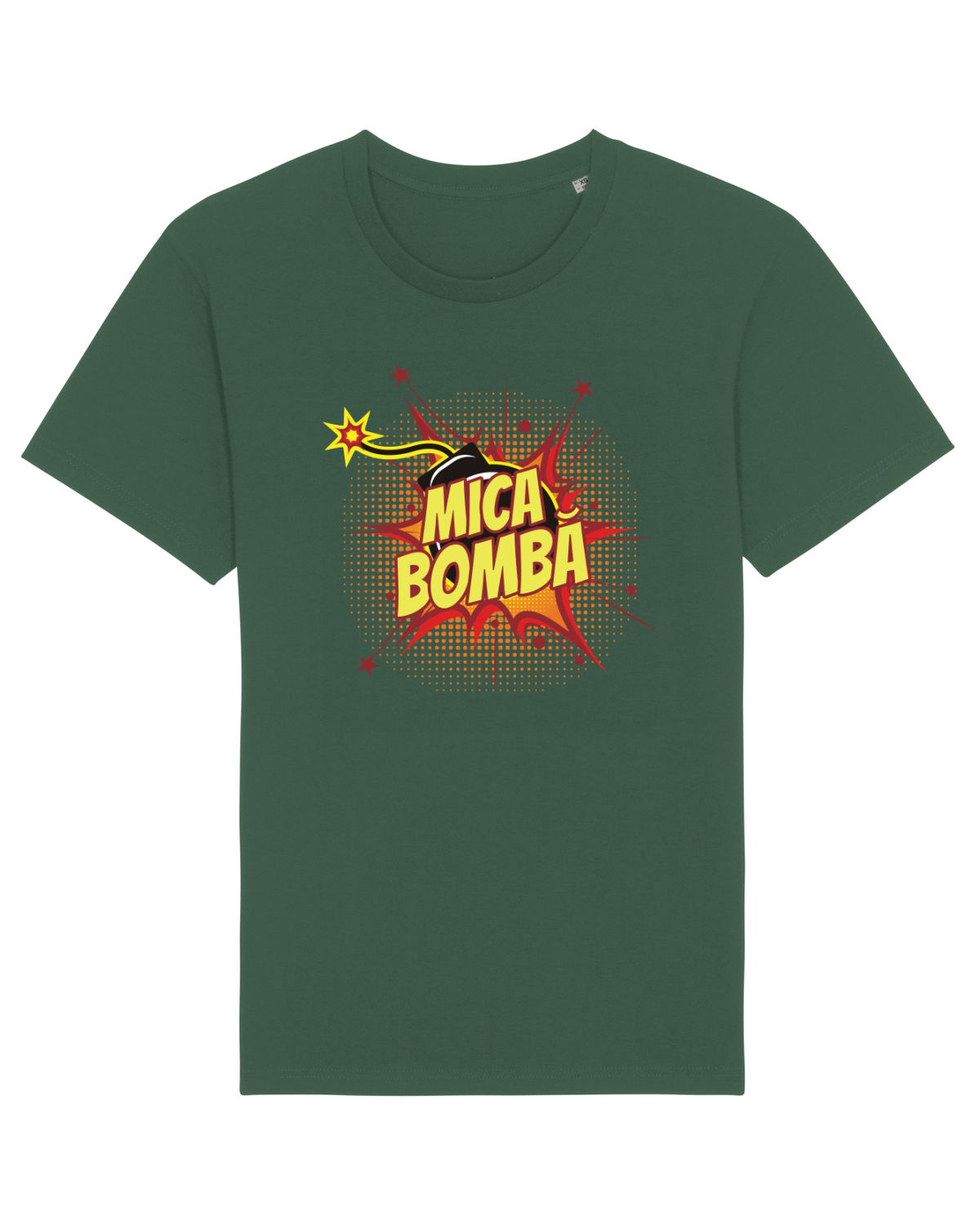 Tricou mânecă scurtă Unisex Rocker Bottle Green