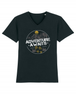 ADVENTURE Tricou mânecă scurtă guler V Bărbat Presenter